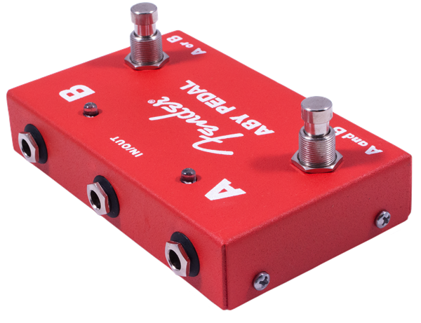 Fender 2-Switch ABY Pedal - Red