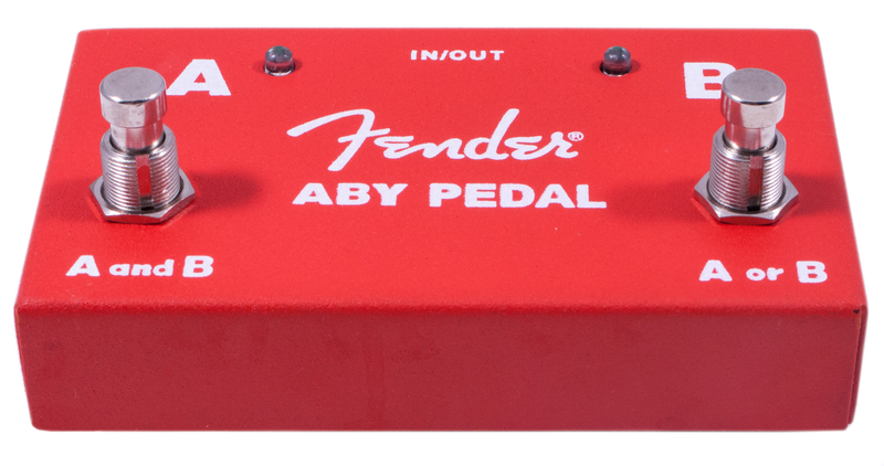 Fender 2-Switch ABY Pedal - Red