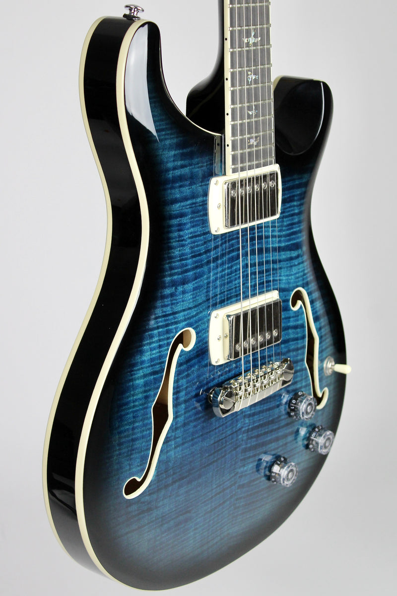 PRS SE Hollowbody II Piezo Electric-Acoustic Hybrid - Peacock Blue Smokeburst