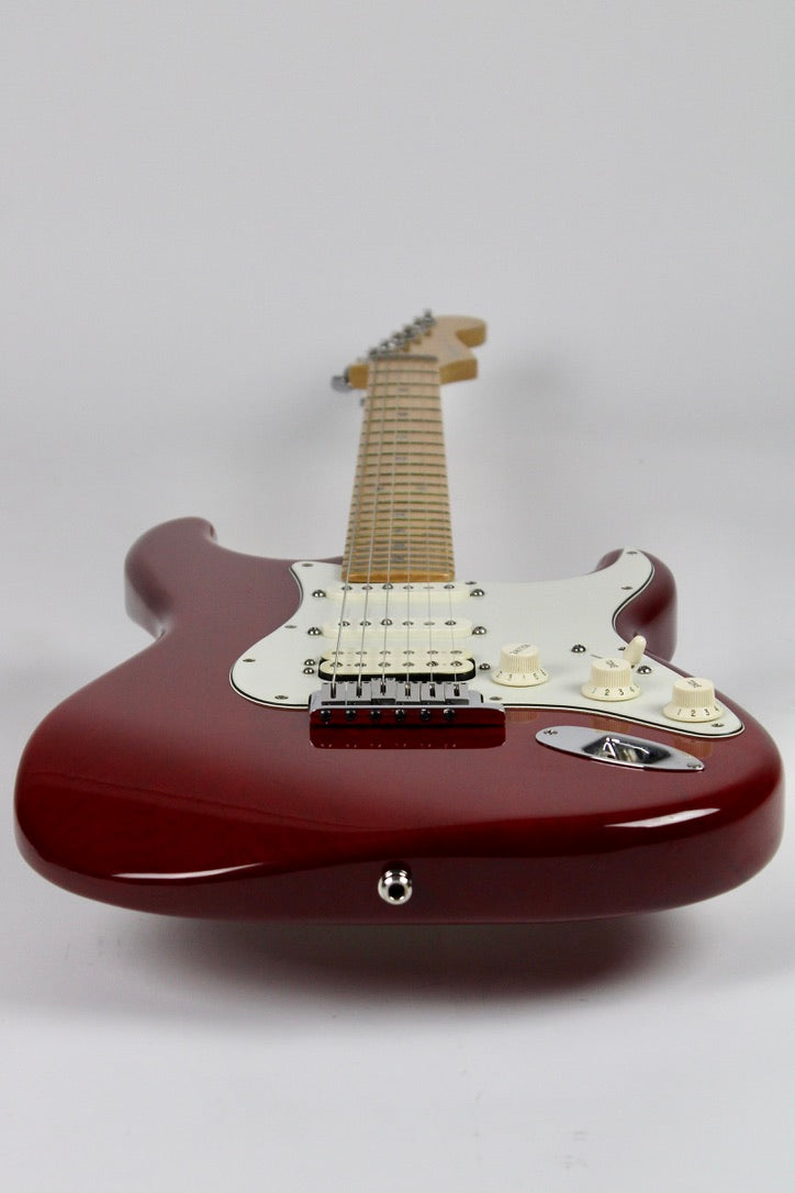 Fender American Deluxe Fat Stratocaster - Crimson Red Transparent (used)