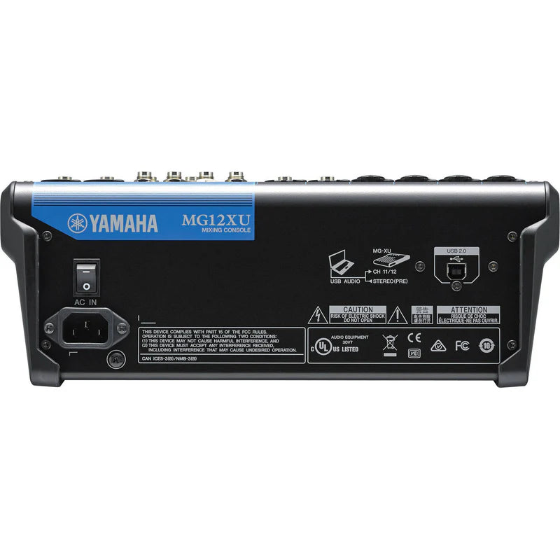 Yamaha MG12XU 12-Channel Analog Mixer with Effects & USB