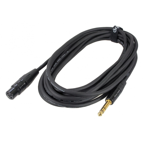 Digiflex HXFS-20 – Câble XLR femelle à 1/4" TRS – 20 pi
