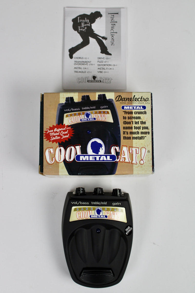 Danelectro CM-1 Pédale de distortion Cool Cat Metal
