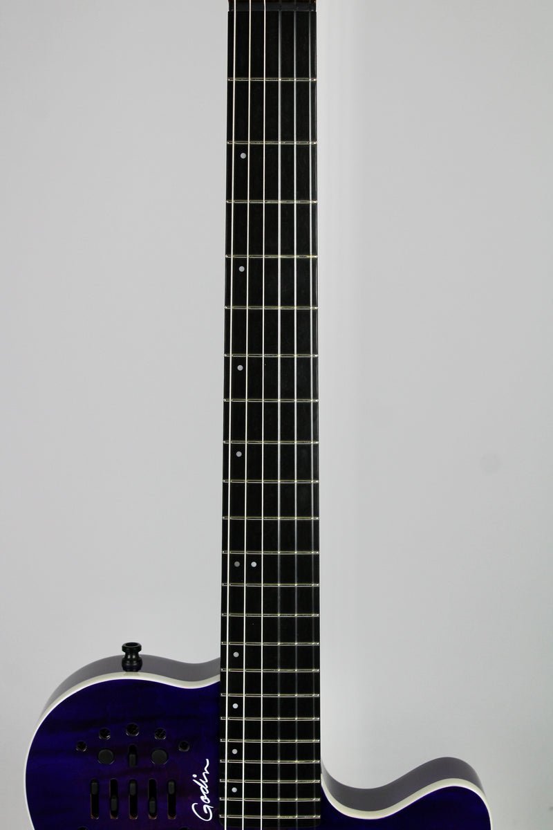 Godin ACS-SA - Trans Purple Limited edition w/Gig Bag (démo)