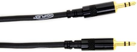 Câble audio stéréo Digiflex 1/8" TRS à 1/8" TRS