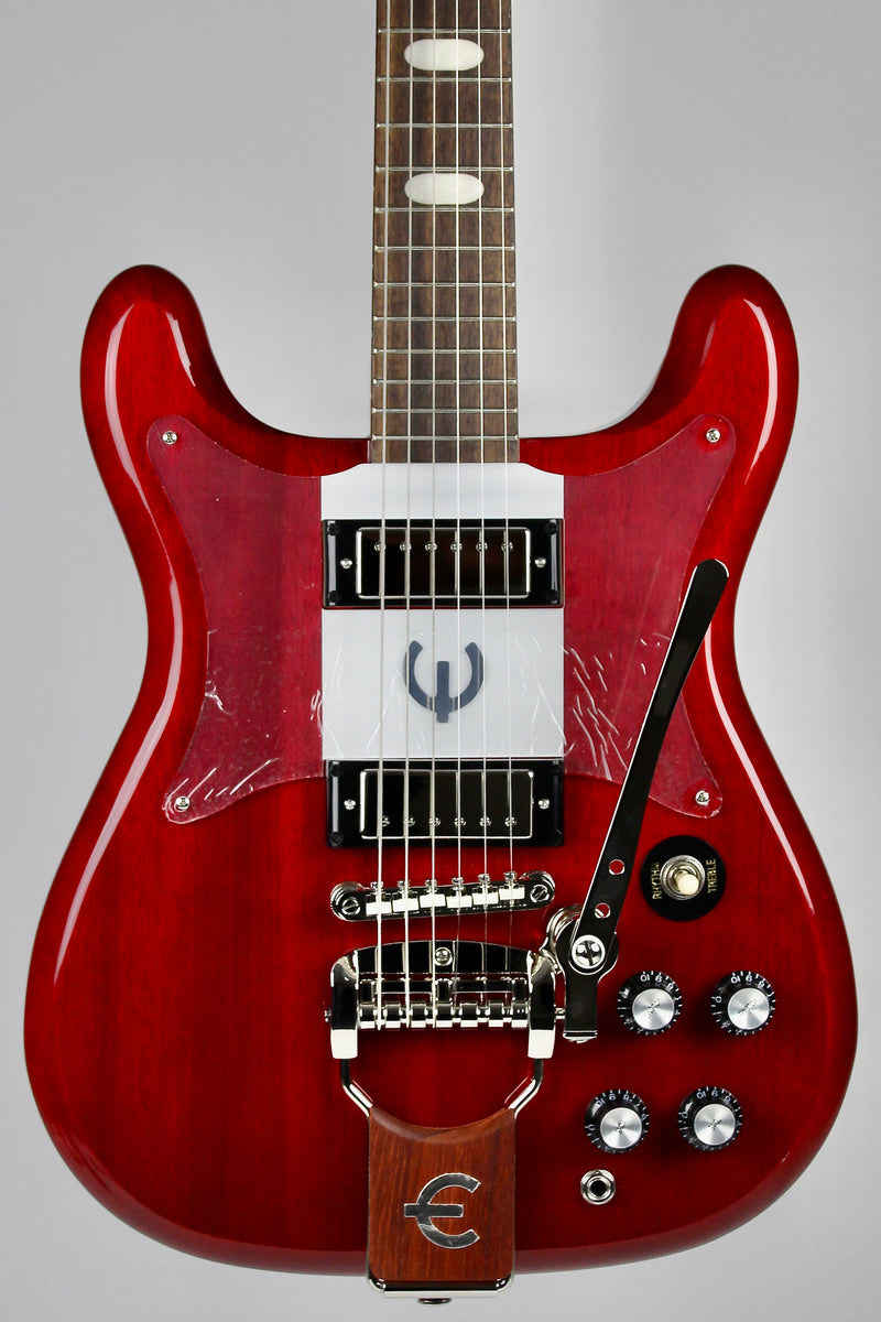 Epiphone Crestwood Custom avec cordier Tremtone - Cherry