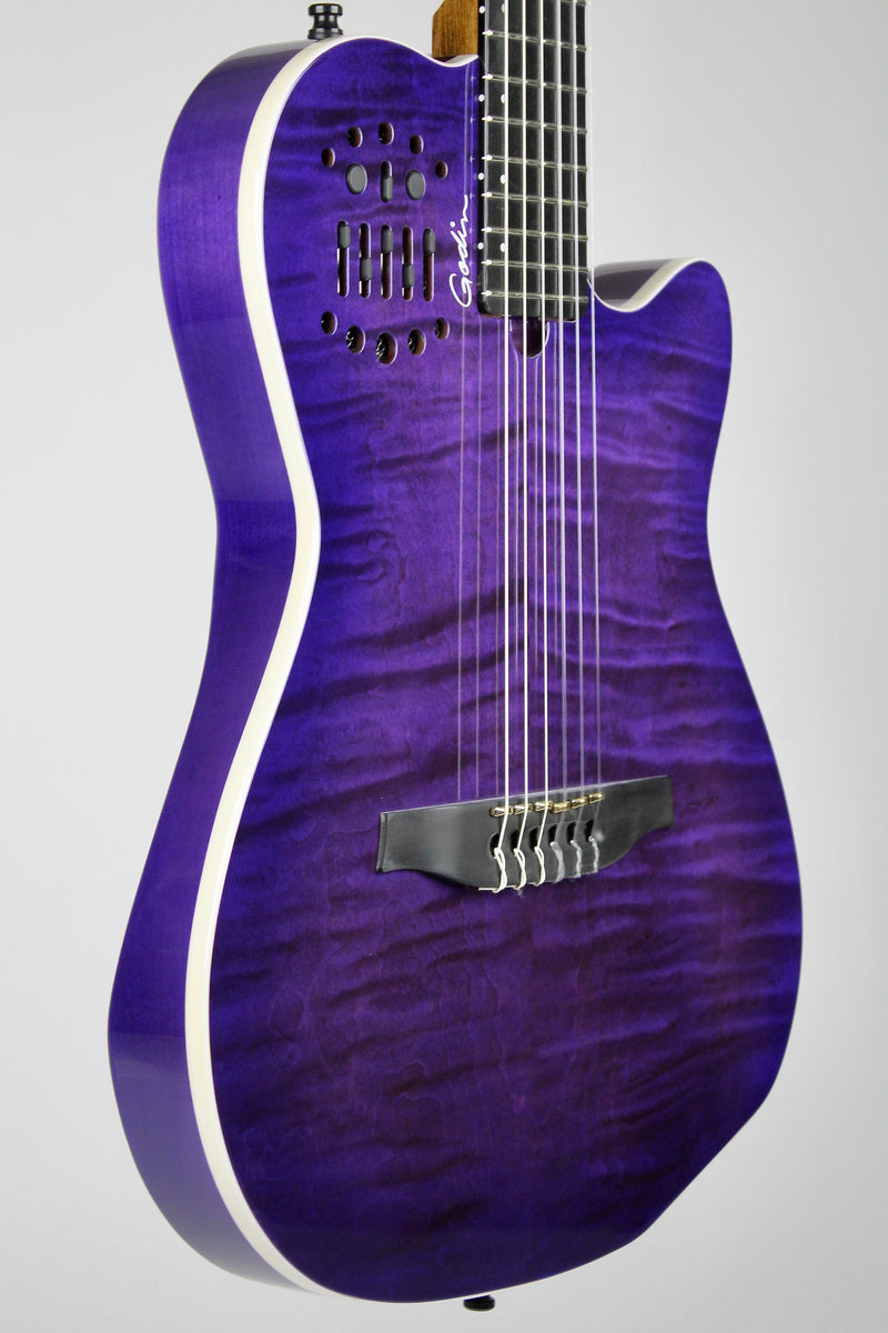 Godin ACS-SA - Trans Purple Limited edition w/Gig Bag (démo)