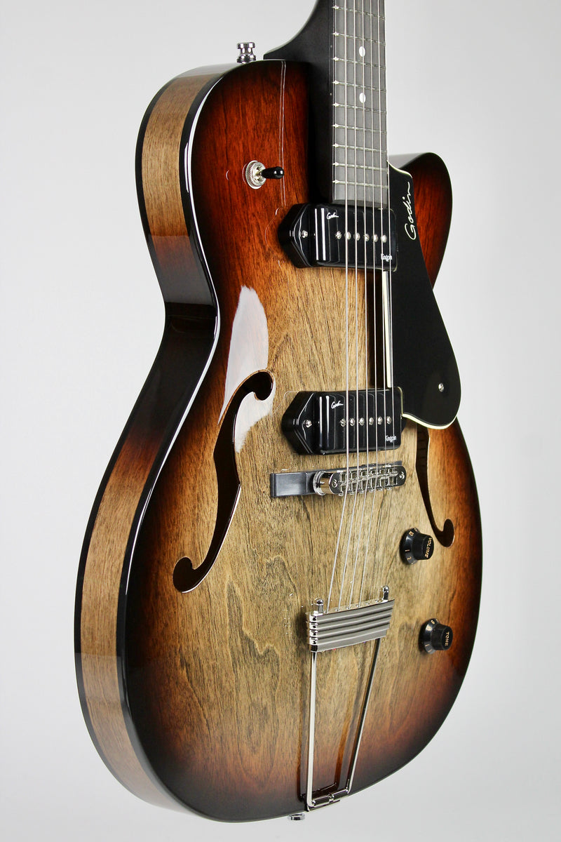 Godin 5th Avenue TL P90 - Vintage Burst HG