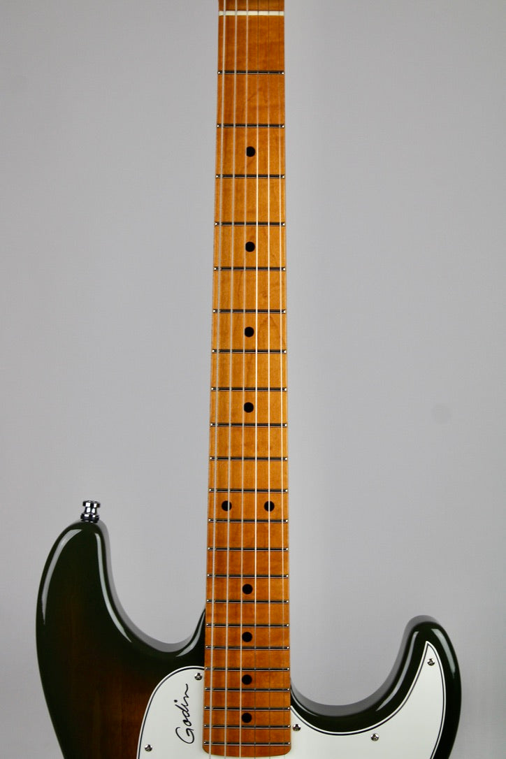 Godin Session Pro Prototype - Copper Green Burst (usagé)