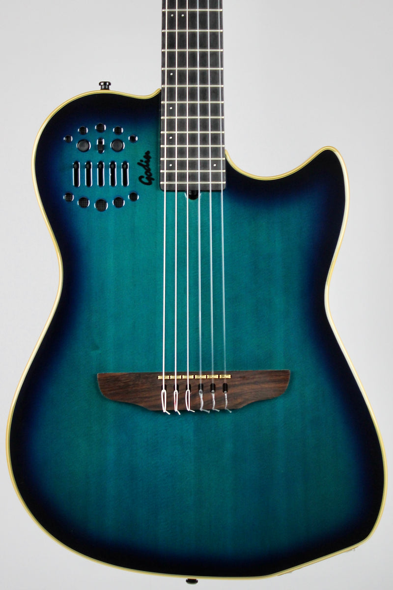 Godin Multiac Nylon SA HG 1996 - Blue Burst (used)