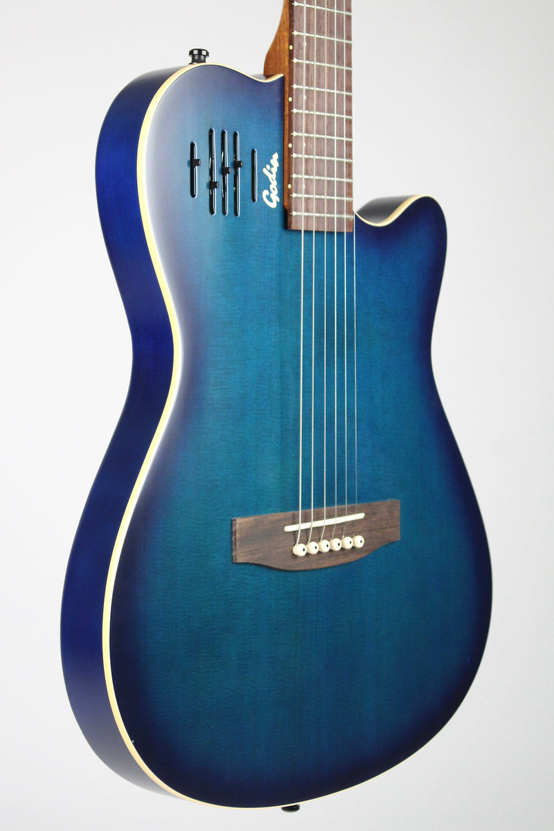 Godin A6 - Trans blue (used) 2000