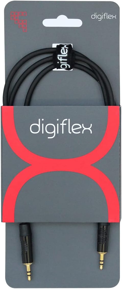 Câble audio stéréo Digiflex 1/8" TRS à 1/8" TRS