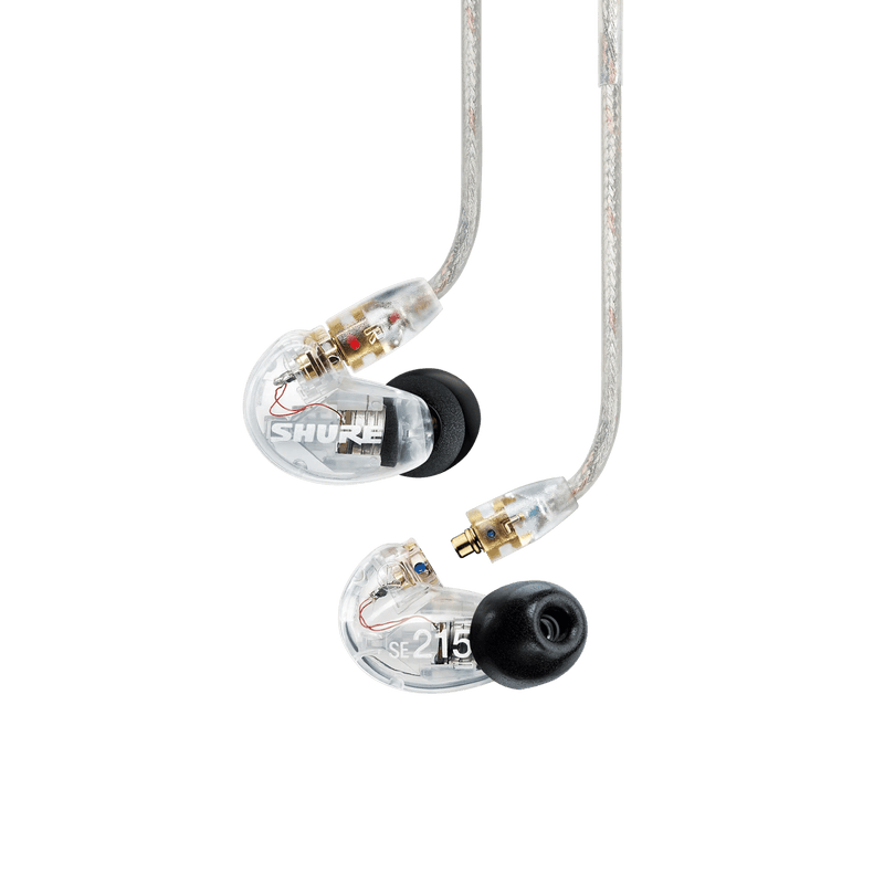 Shure SE215 - Professional Sound Isolating Earphones - Clear