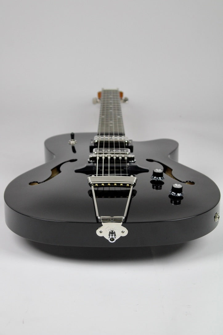 Godin 5th Avenue TL TV Jones Prototype - Trans Black (B-Stock)