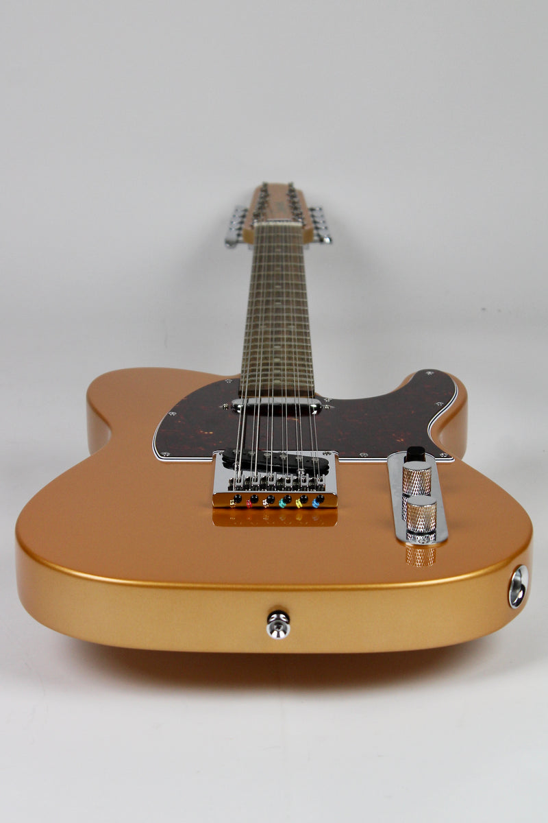 Squier Paranormal Troy Van Leeuwen Telecaster XII Guitare Electrique 12-cordes - Copper Age