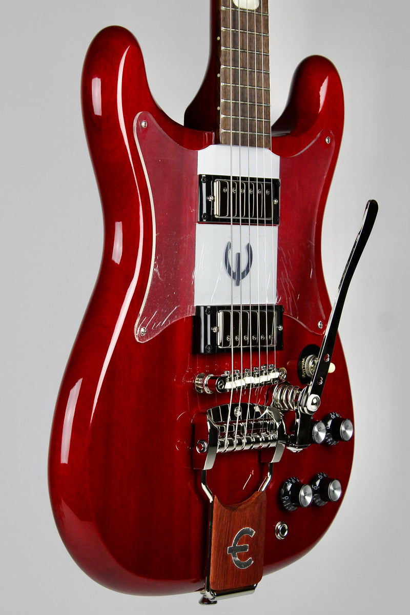 Epiphone Crestwood Custom avec cordier Tremtone - Cherry