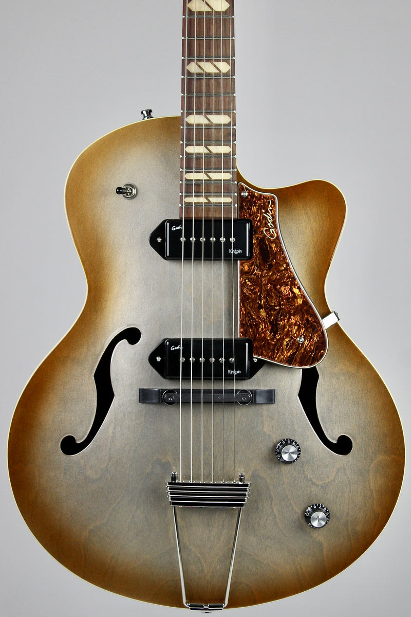 Godin 5th Ave Kingpin II Deluxe CW Prototype - Copper Burst (usagé)