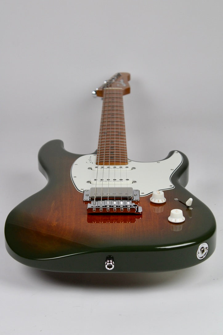 Godin Session Pro Prototype - Copper Green Burst (usagé)
