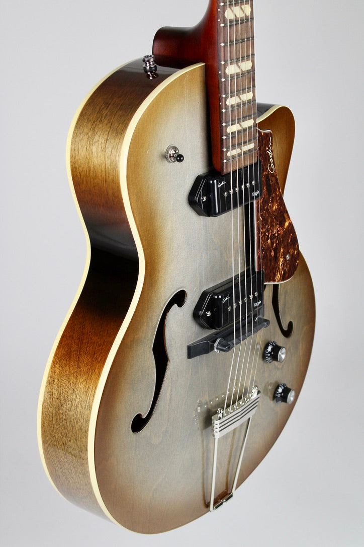 Godin 5th Ave Kingpin II Deluxe CW Prototype - Copper Burst (usagé)