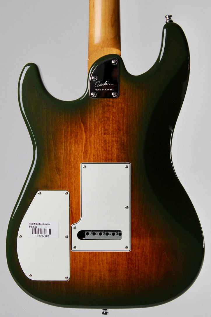 Godin Session Pro Prototype - Copper Green Burst (usagé)