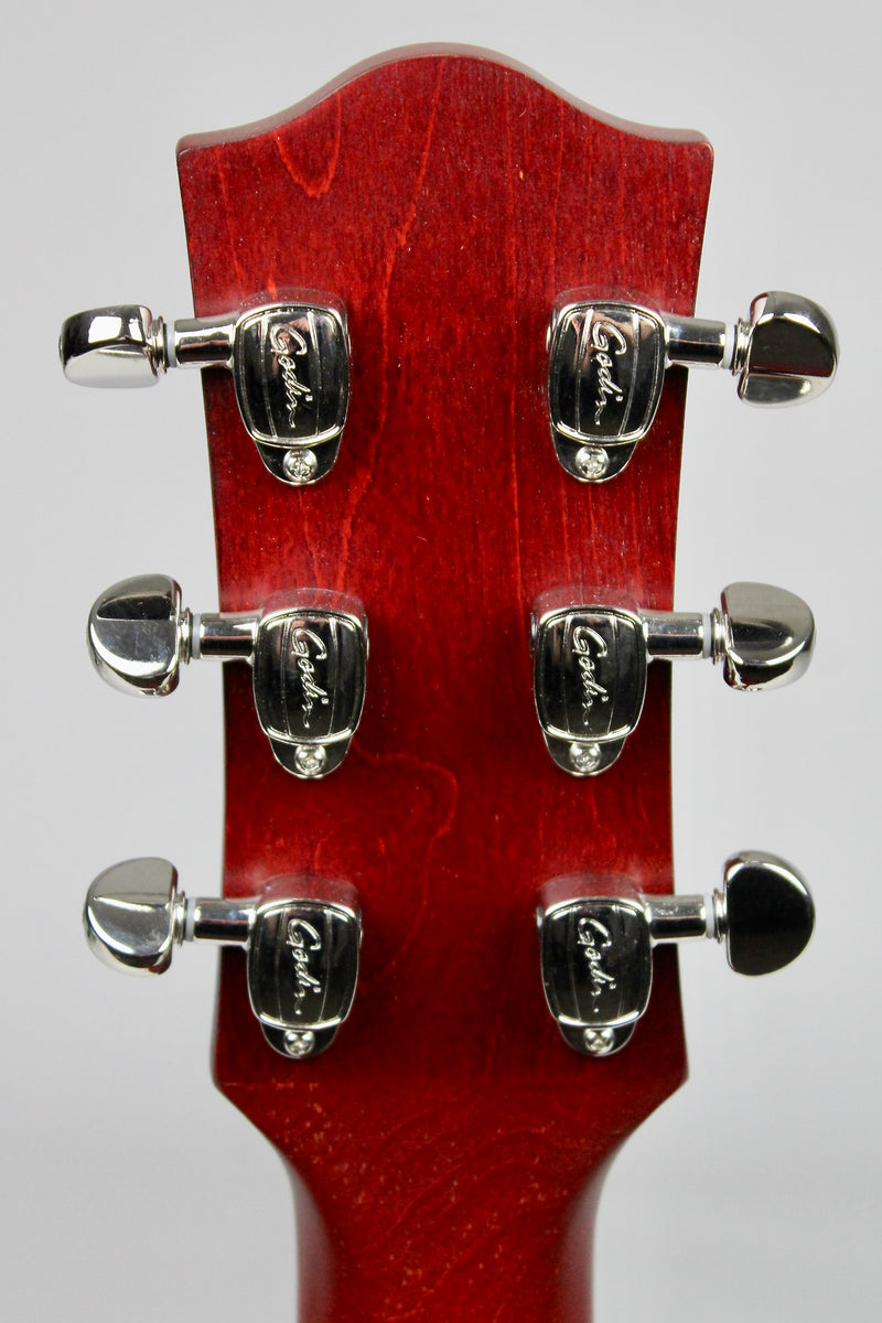 Godin 5th avenue Jumbo P90 Limited edition - Red Burst (B-Stock)