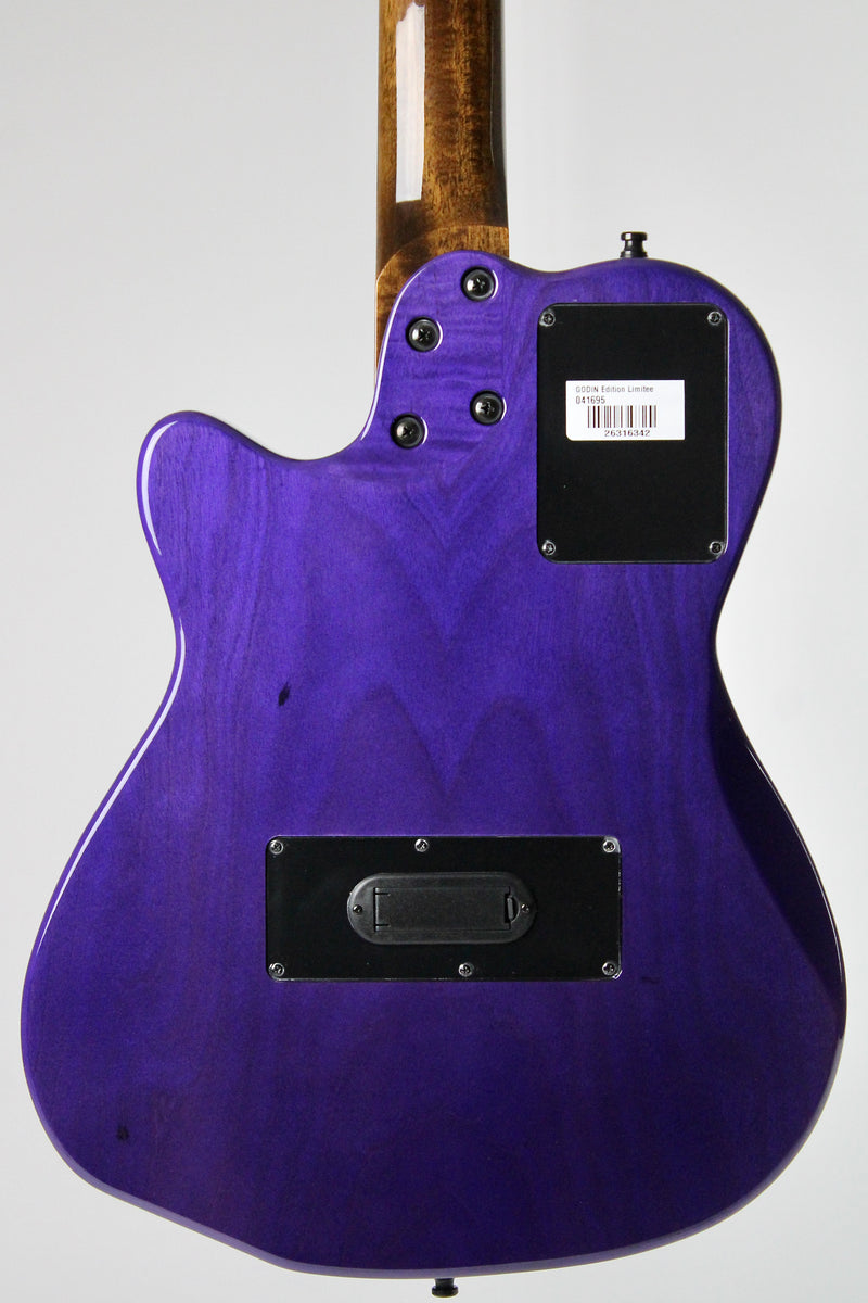 Godin ACS-SA - Trans Purple Limited edition w/Gig Bag (démo)