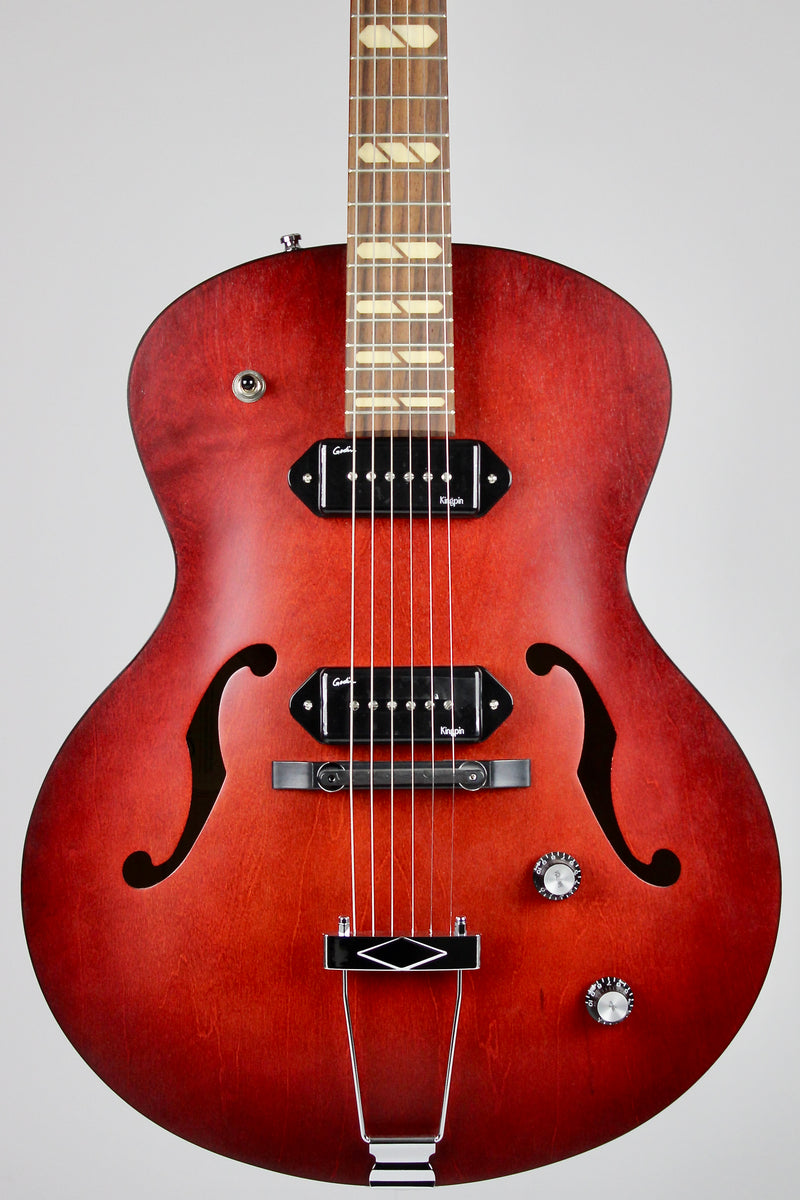 Godin 5th avenue Jumbo P90 Limited edition - Red Burst (B-Stock)