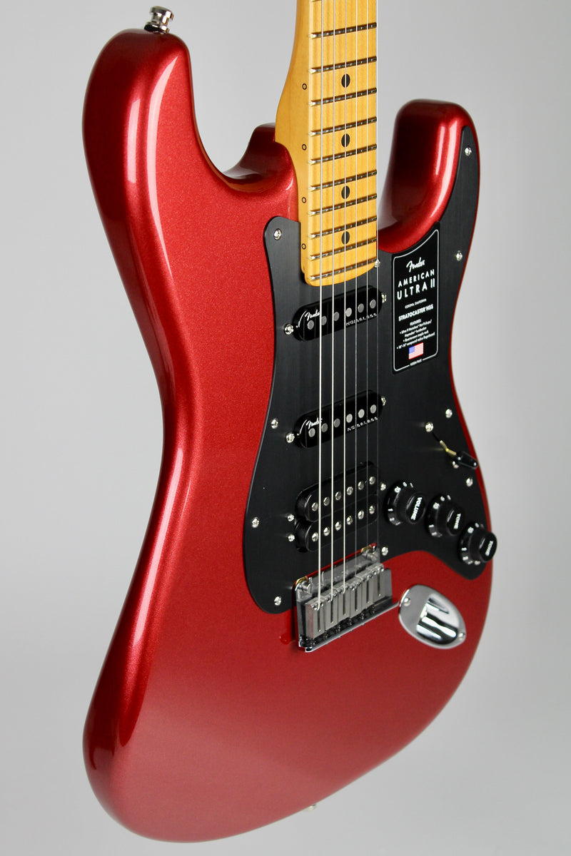 Fender American Ultra II Stratocaster HSS - Sinister Red (usagé)