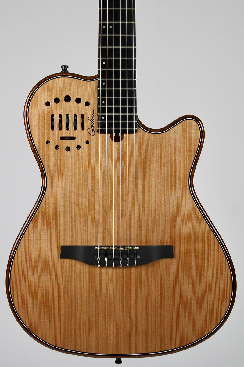 Godin Multiac Nylon Deluxe Mahogany - Natural (B-Stock)