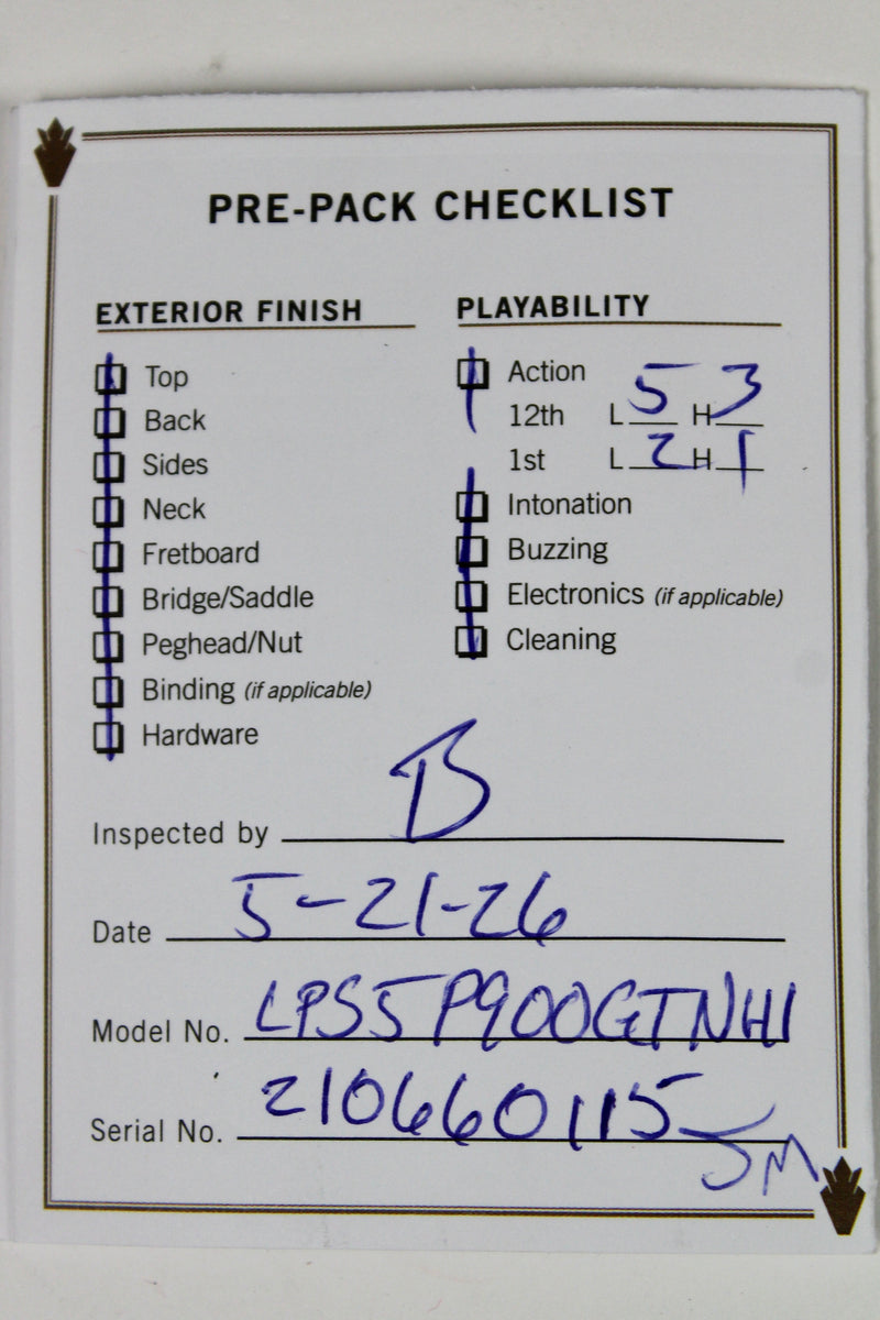 Gibson Les Paul Standard 50s P90 Pickups - Gold Top