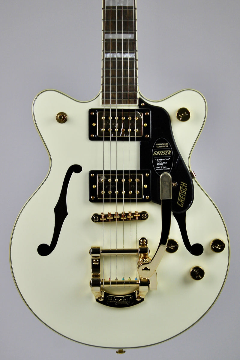 Gretsch G2655TG Streamliner Center Block Jr. Double-Cut - Vintage White
