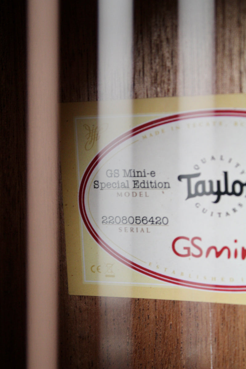 Taylor GS Mini-e Special Edition - Teal Burst