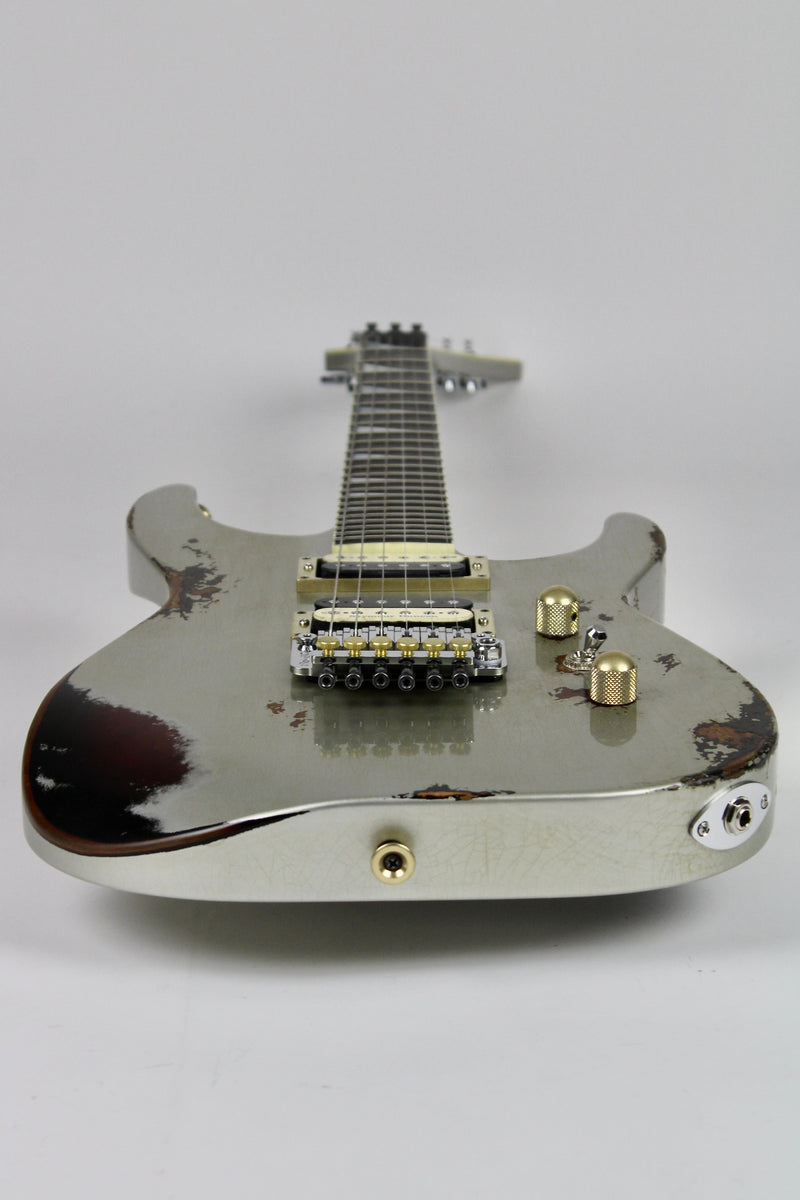 Jackson Custom Shop Limited Soloist - Inca Silver over Sunburst Tour Relic