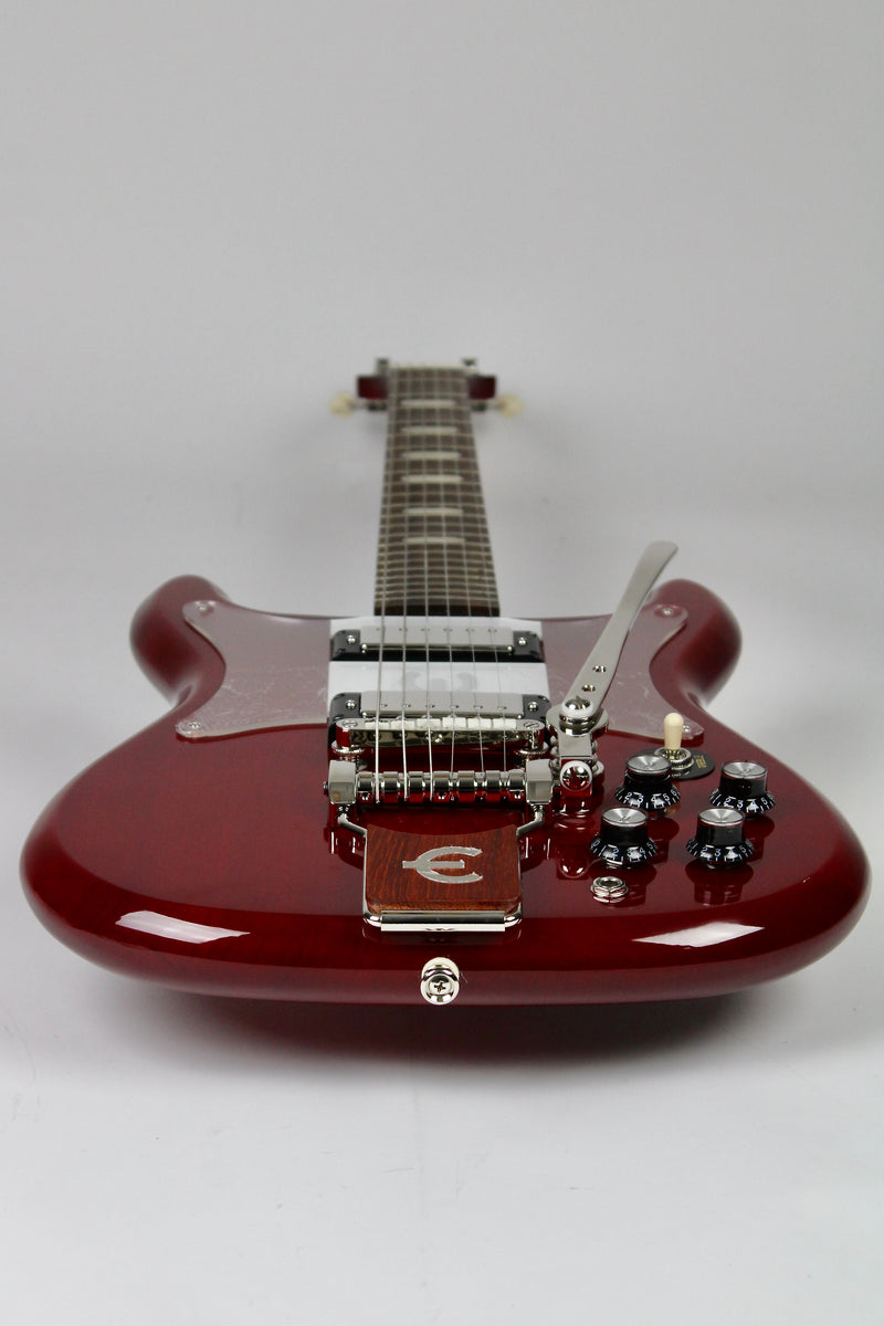 Epiphone Crestwood Custom avec cordier Tremtone - Cherry