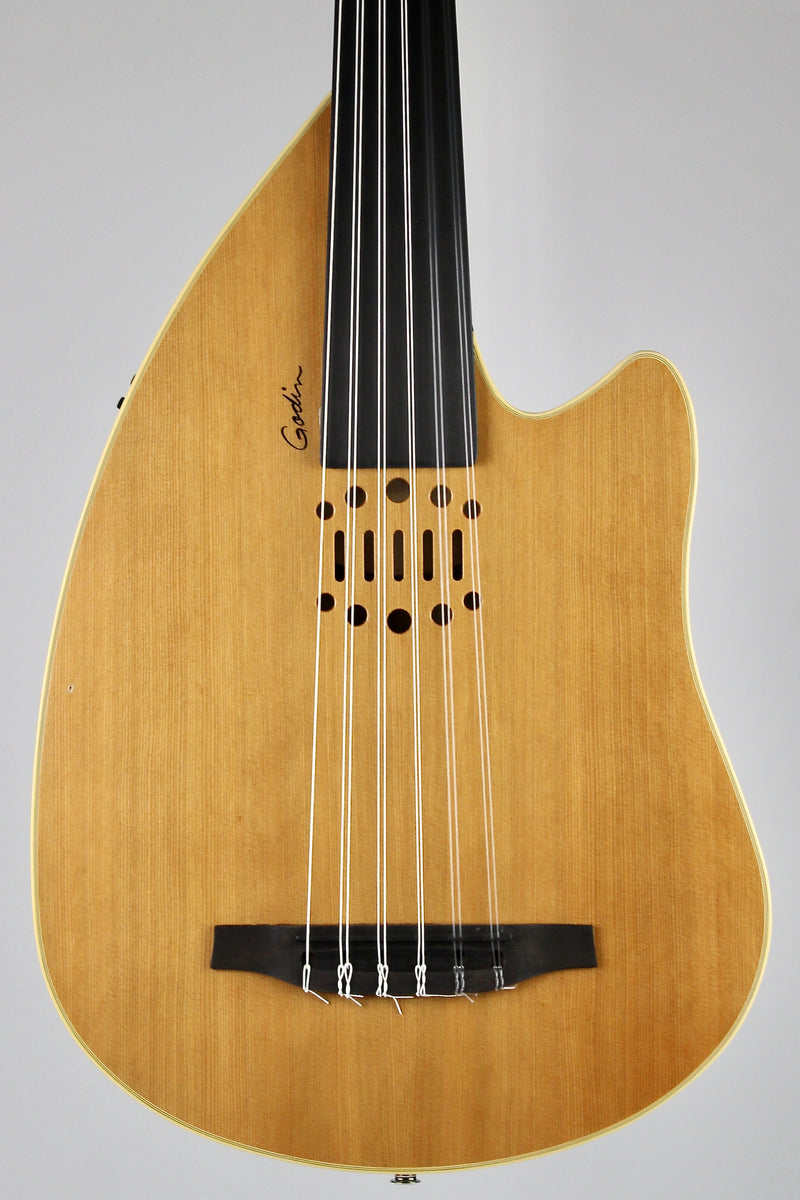 Godin Multiac Multioud SG Fretless Prototype - Natural (B-Stock)