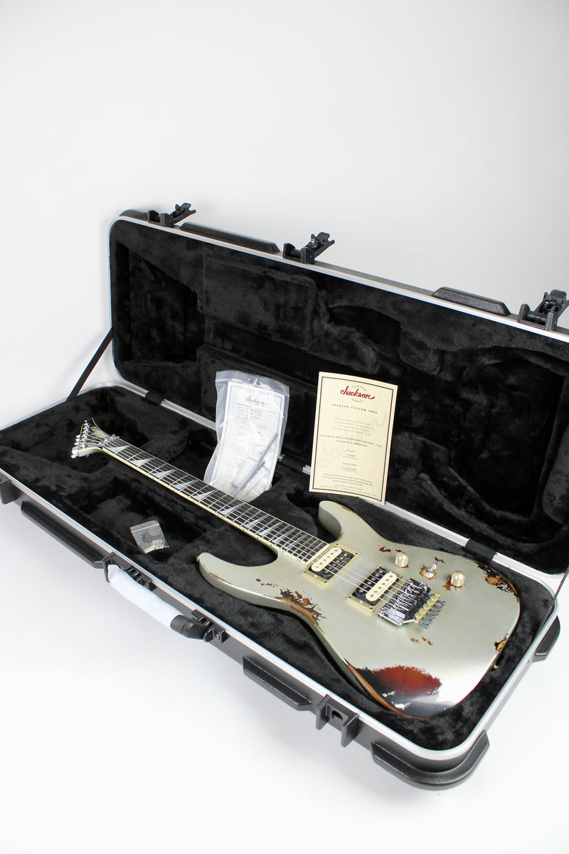Jackson Custom Shop Limited Soloist - Inca Silver over Sunburst Tour Relic