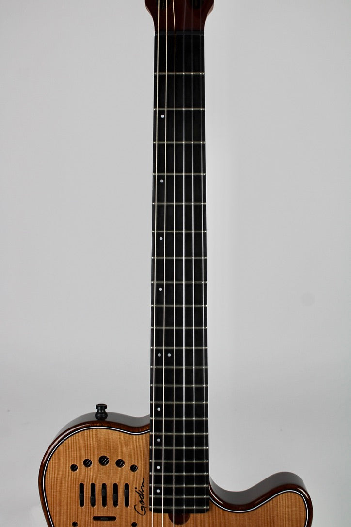 Godin Multiac Nylon Deluxe Mahogany - Natural (B-Stock)