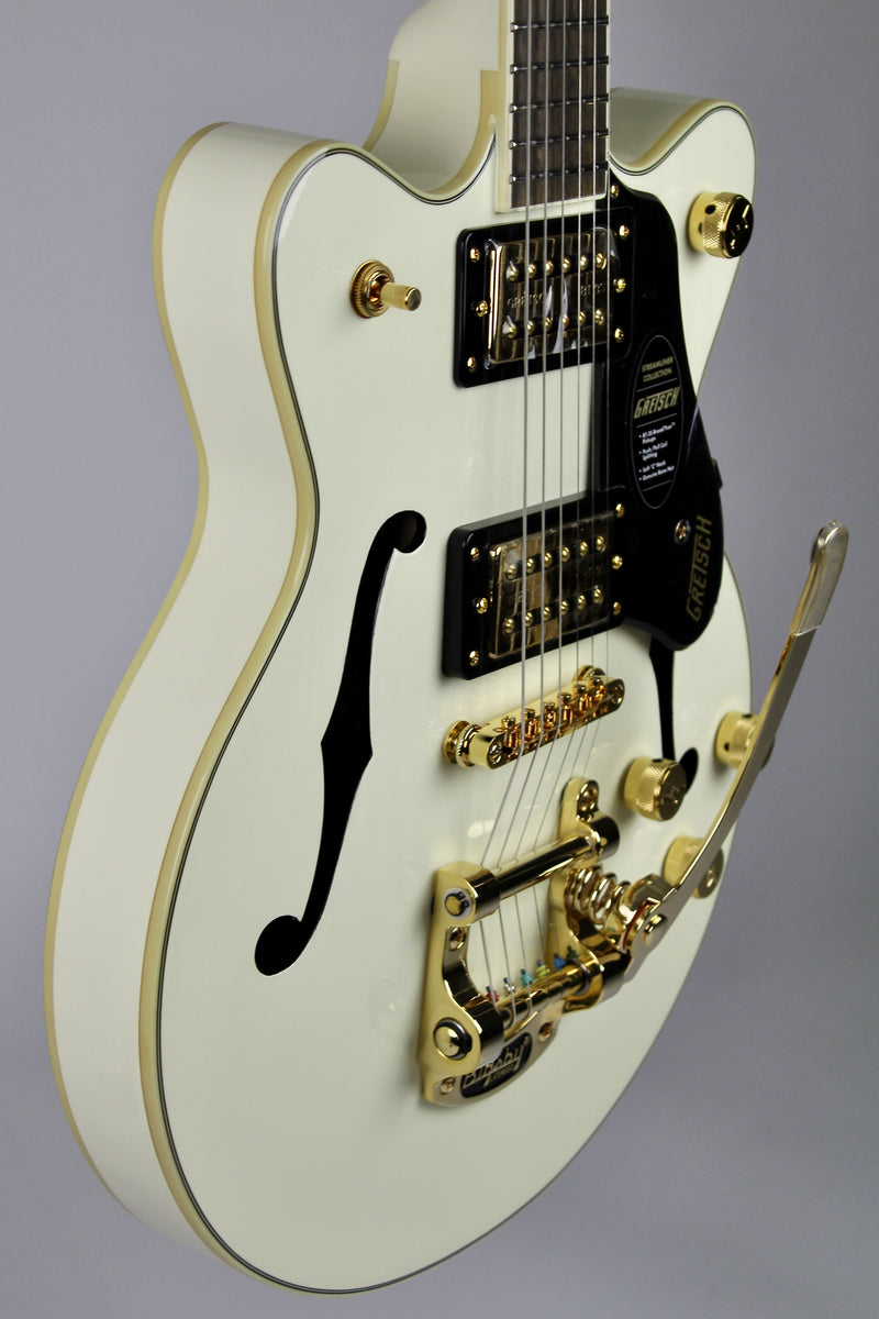 Gretsch G2655TG Streamliner Center Block Jr. Double-Cut - Vintage White