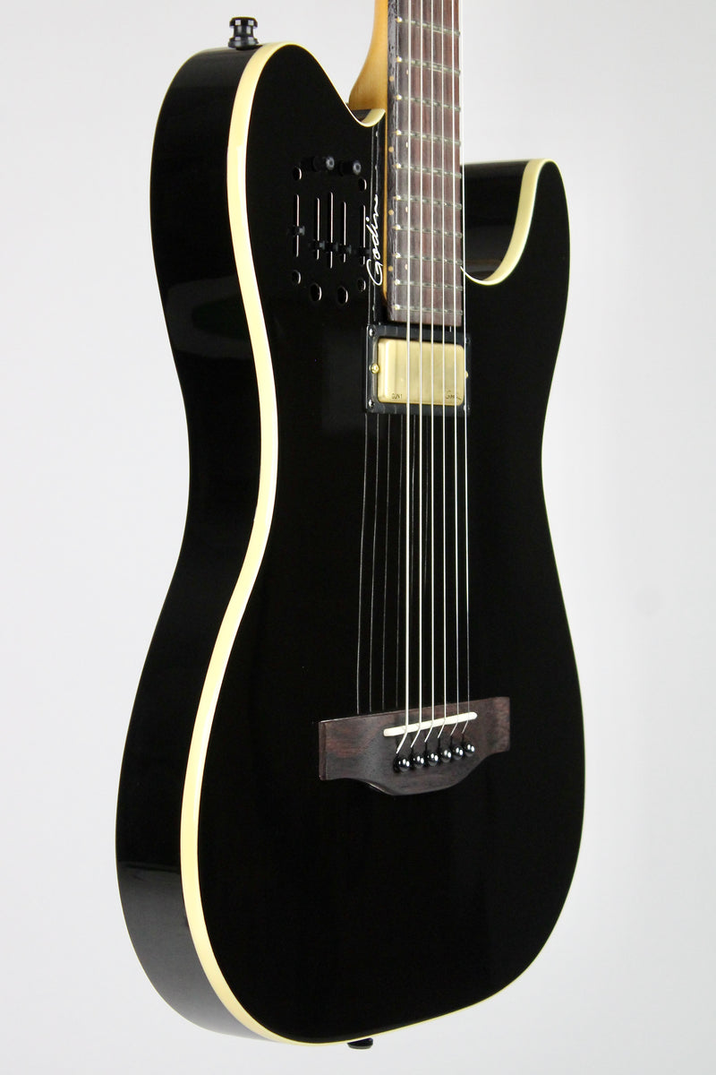 Godin Acousticaster Deluxe RN - Black (B-Stock)
