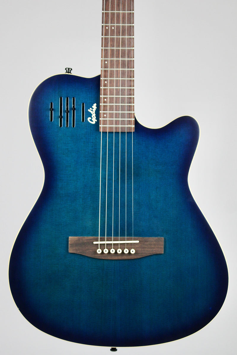 Godin A6 - Trans blue (used) 2000
