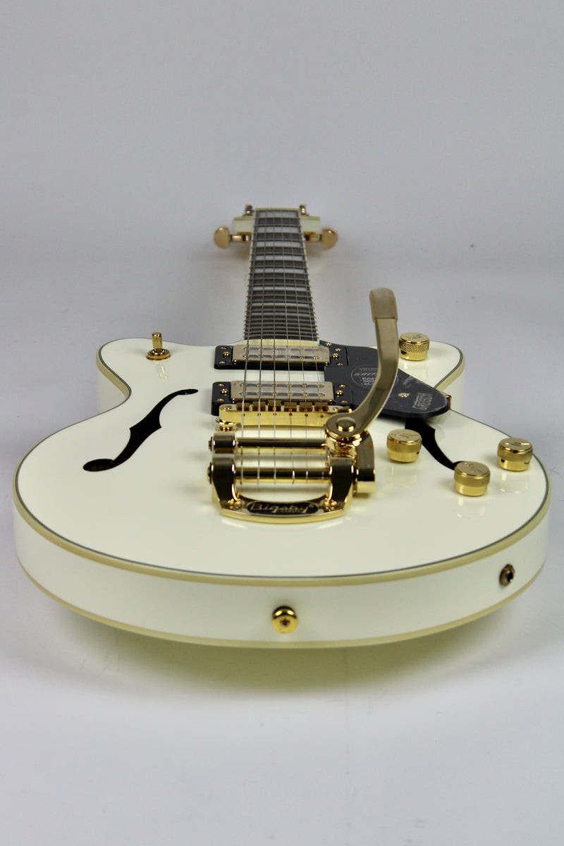 Gretsch G2655TG Streamliner Center Block Jr. Double-Cut - Vintage White