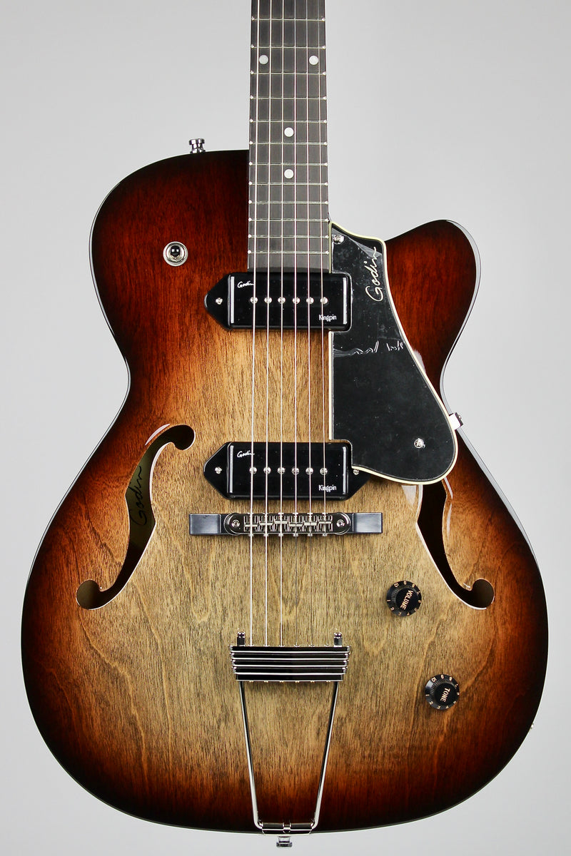 Godin 5th Avenue TL P90 - Vintage Burst HG (demo)