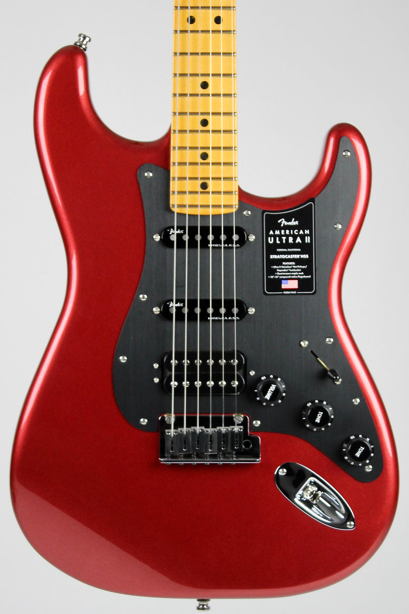 Fender American Ultra II Stratocaster HSS - Sinister Red (usagé)
