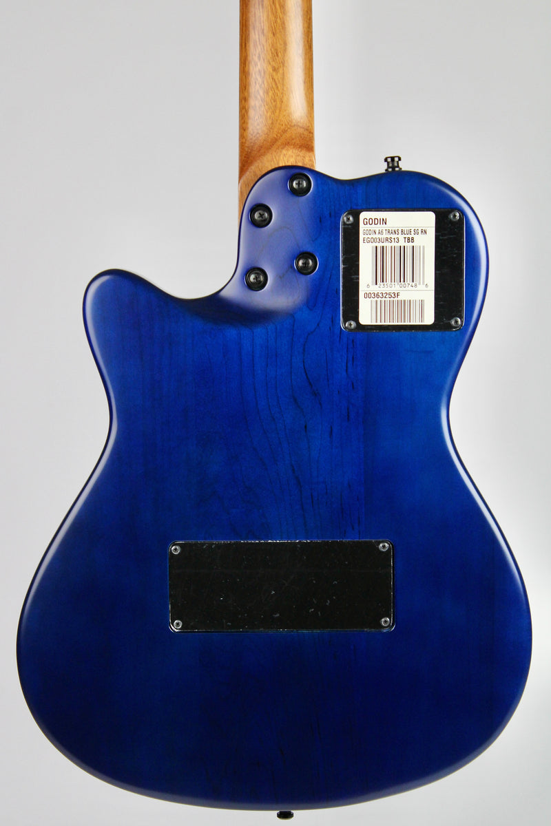 Godin A6 - Trans blue (used) 2000
