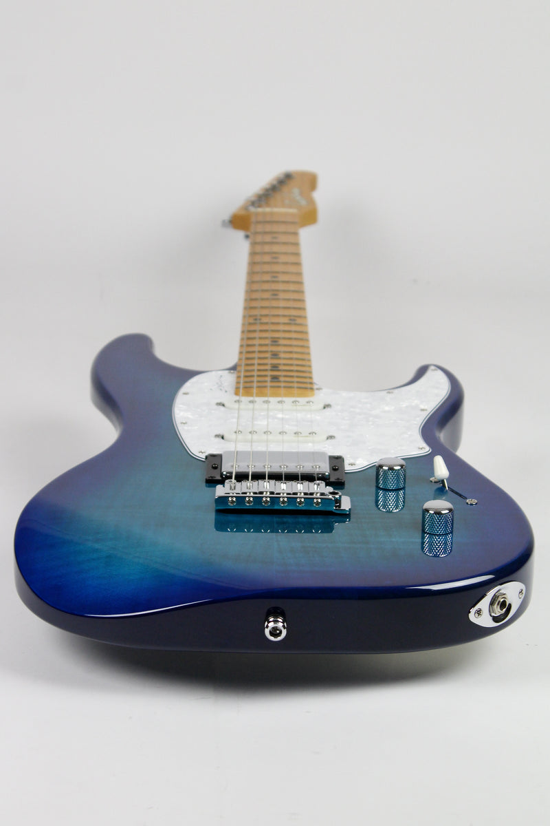 Godin Session T-Pro Limited Edition - Flame Blue Burst (B-Stock)