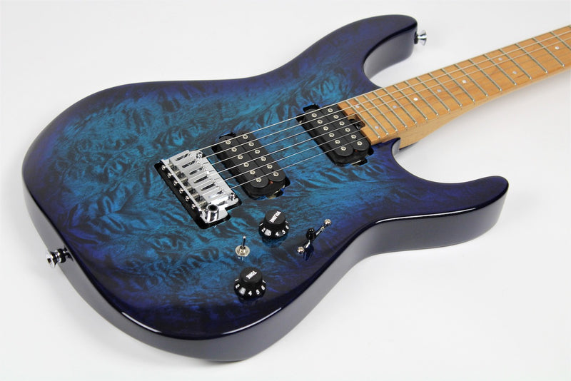 Charvel Pro-Mod DK24 HH 2PT CM QM Caramelized Maple Fingerboard Chlorine Burst (2969411521)
