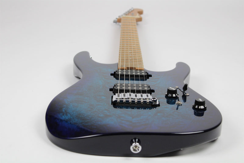 Charvel Pro-Mod DK24 HH 2PT CM QM Caramelized Maple Fingerboard Chlorine Burst (2969411521)