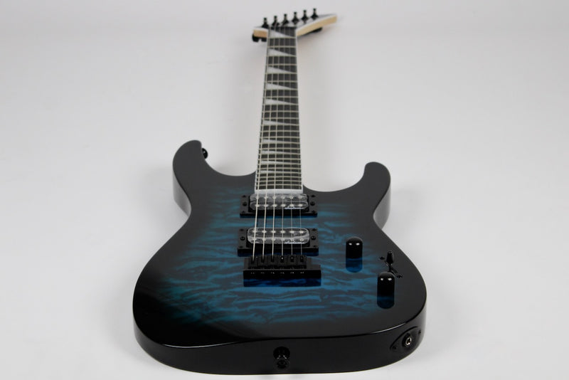 Jackson Dinky JS20 DKQ Electric Guitar - Transparent Blue (2910211586)