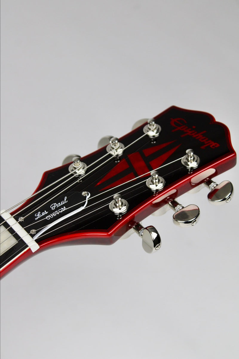 Epiphone Les Paul Custom Widow - Red w/Gig Bag (EILPCWRBNH)