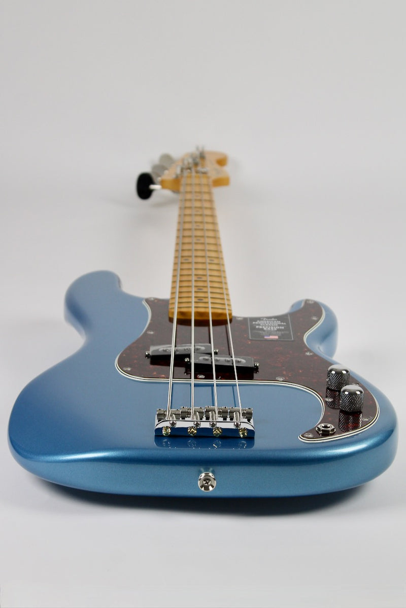 Fender American Professional Classic Precision Bass - Faded Lake Placid Blue w/Gig Bag (0198632379)